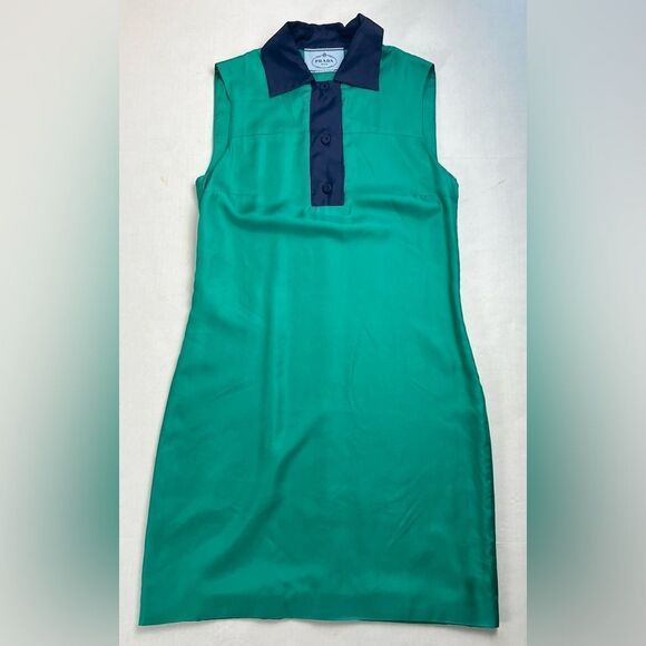 Prada Silk Mini Dress - Picture 2 of 13